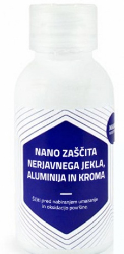 Nano zaščita nerjavnega jekla, aluminija in kroma